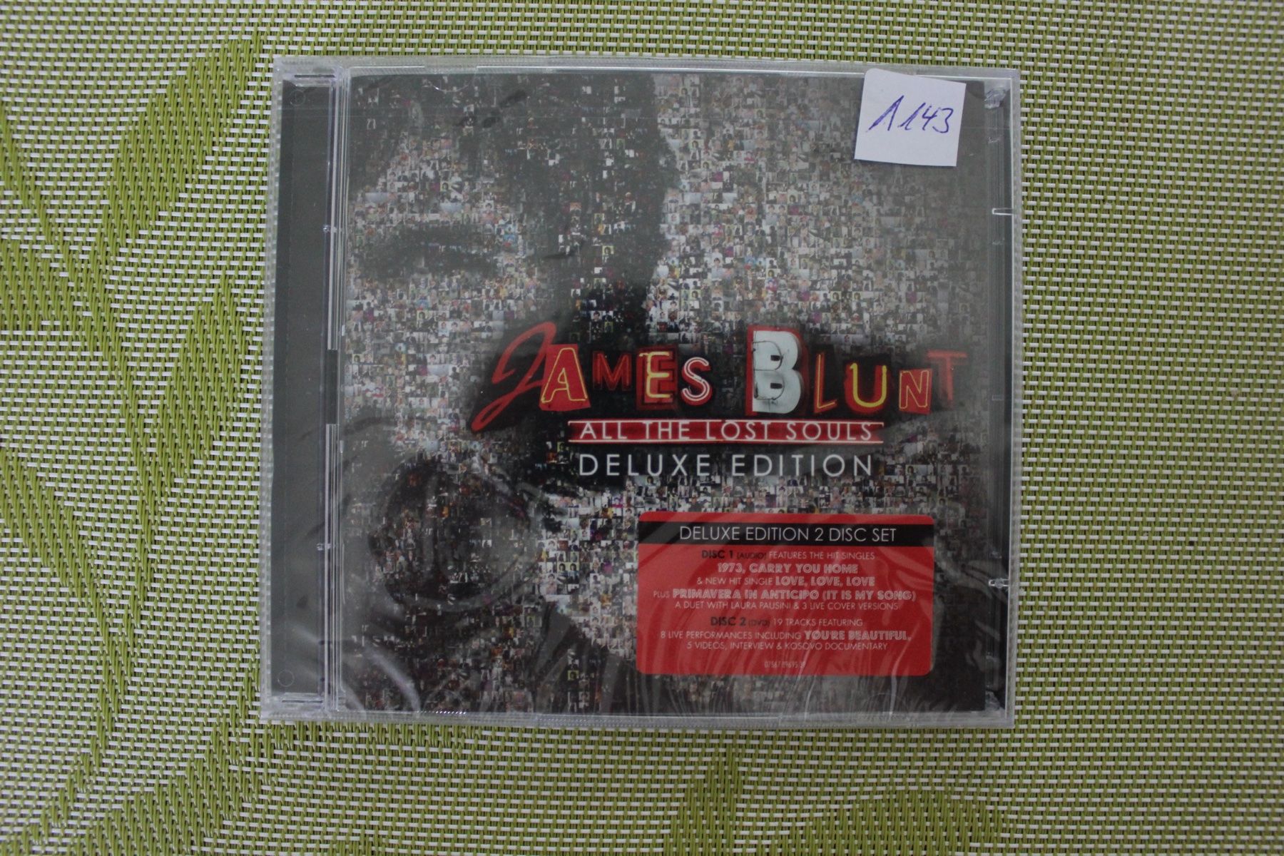 CD: JAMES BLUNT "ALL THE LOST SOULS" CD+DVD NEUWARE – Nuovo e nell'imballaggio originale da Geroldswil venduto da CD-Verkauf-2022