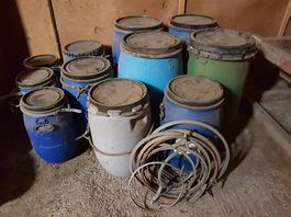 Gartenfass Regenwasserfass Plastik Tonne Fass Behälter