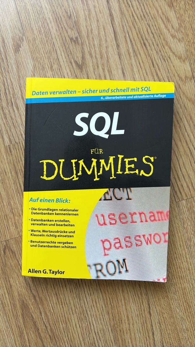 Libri: SQL für Dummies - 6. Auflage – Usato da Glattbrugg venduto da nino_zh