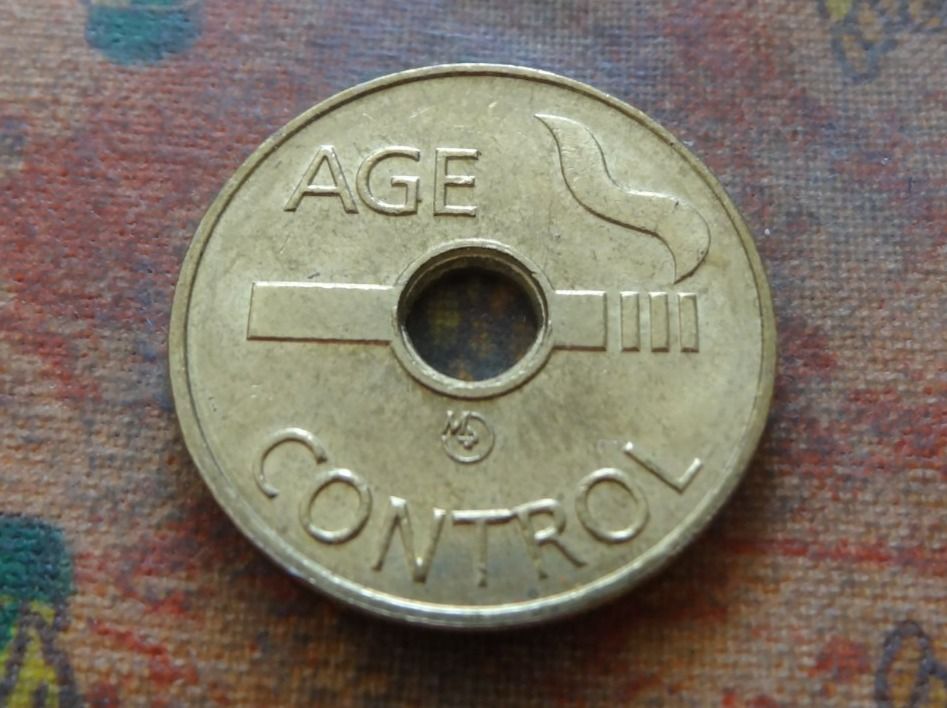 Tutti le monete: Jeton  "  AGE  CONTROL "   (I) – Usato da Romanel-sur-Lausanne venduto da Swift13 1