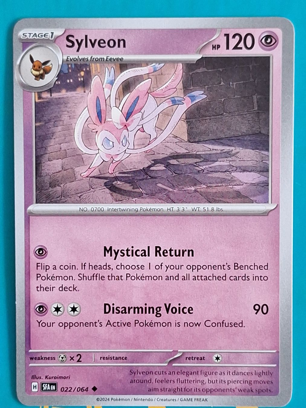 Pokémon Carte collezionabili: Sylveon - Pokemon Shrouded Fable - #7 – Usato da Altstätten SG venduto da GGsGameshop