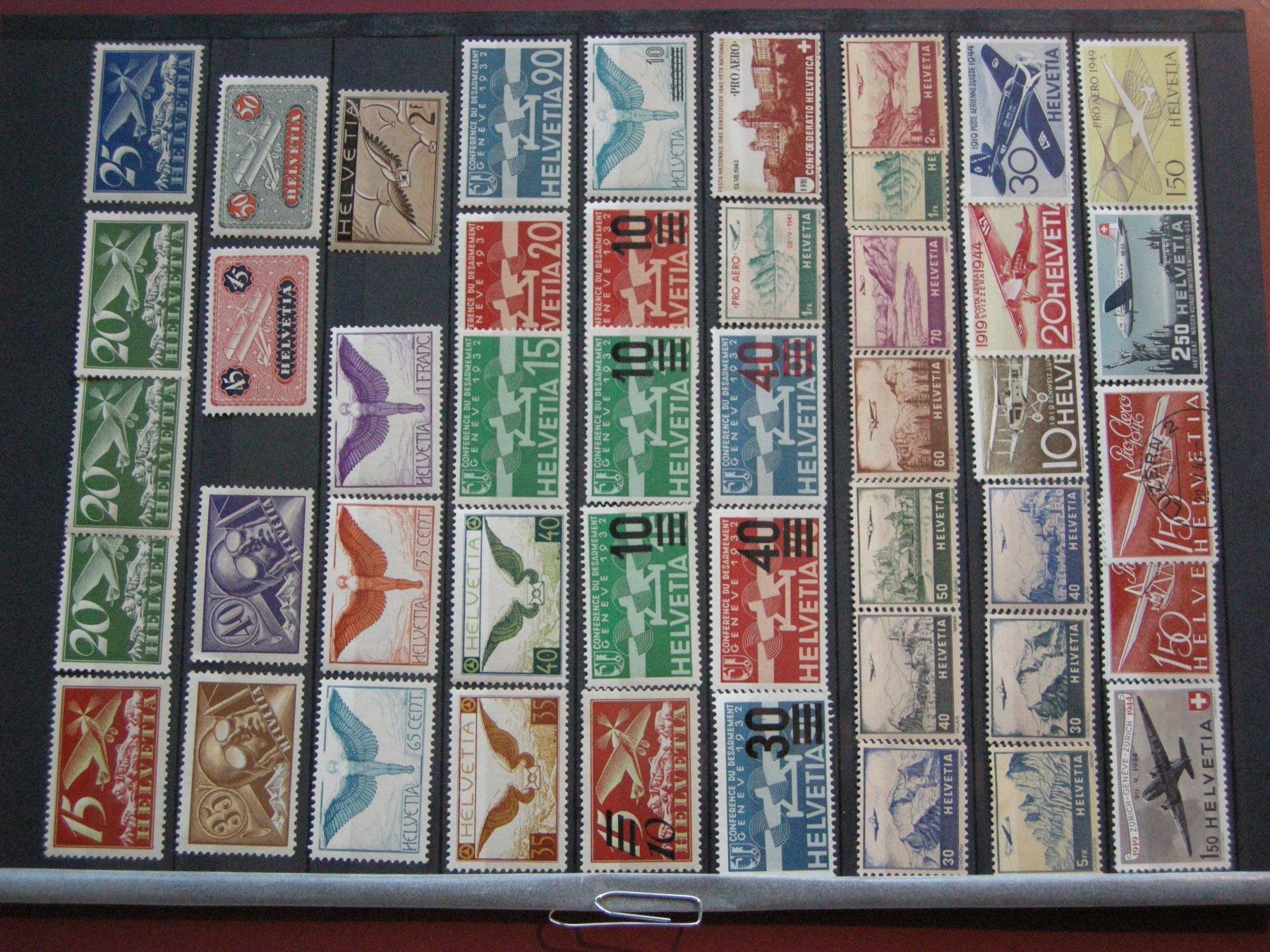 Tutti i francobolli: AB 1923 LOT FLUGPOST, POSTFRISCH /**, Plus PRO AERO HALBMOND – Usato da Rüti ZH venduto da jupi1945 1