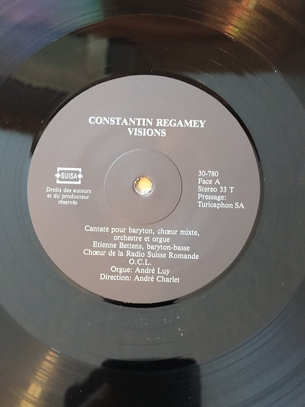 Vinyles: Disque Vinyle 33T Constantin Regaey VISIONS – D'occasion à La Chaux-de-Fonds par reu_kx5l 3