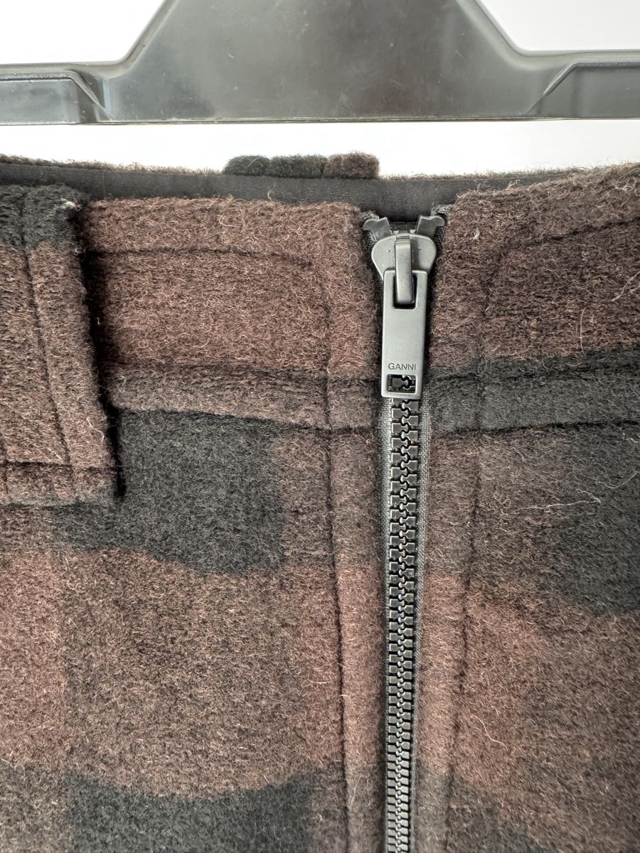 Ganni Gonne: GANNI Checked Wool-Blend Minirock – Nuovo (secondo la descrizione) da Zürich venduto da di_archive 9