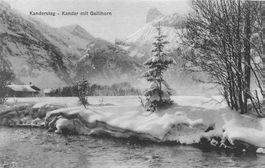 Kandersteg kander mit gellihorn