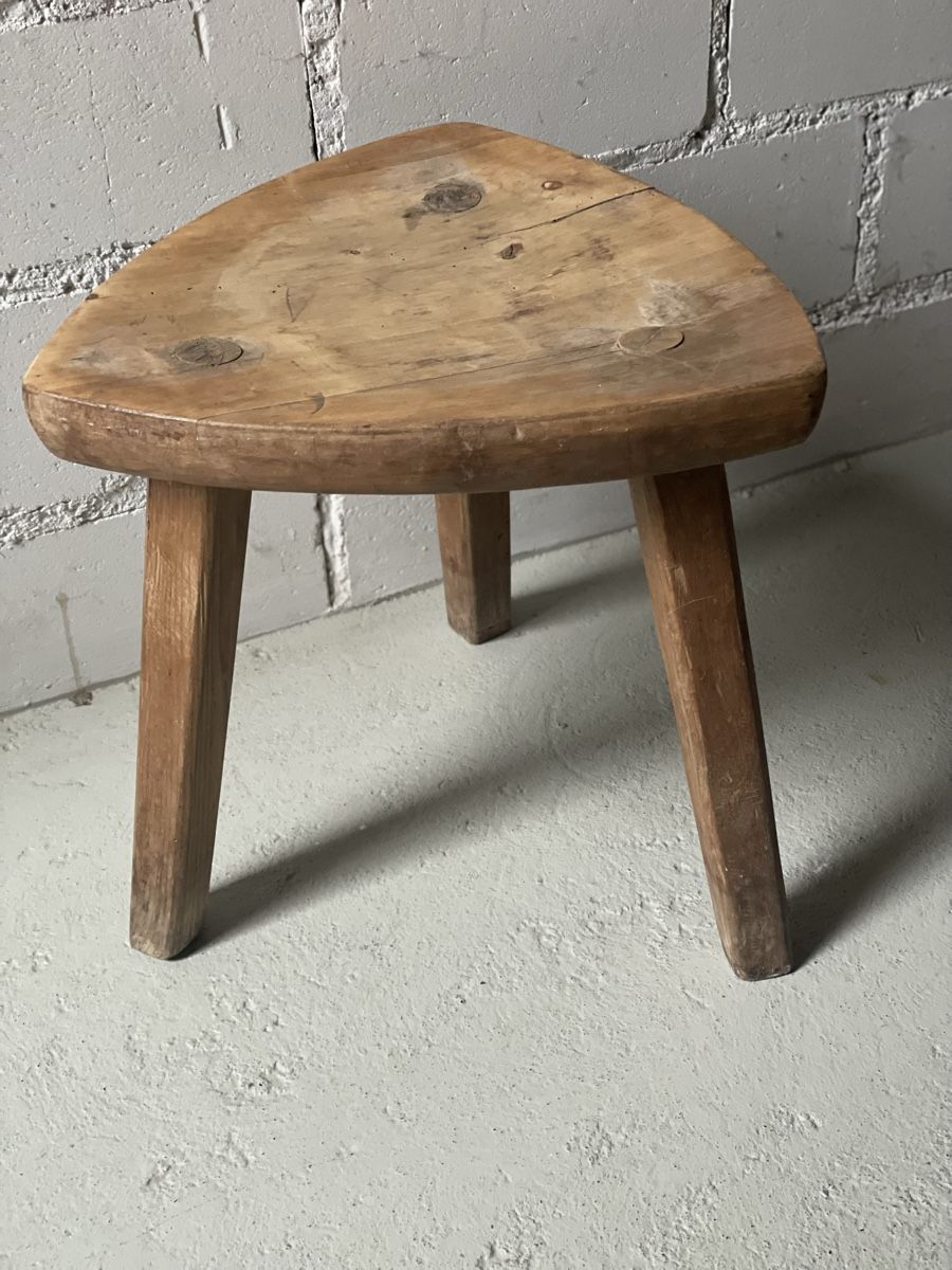 Sgabelli: Antikes Holzschemeli / Hocker – Usato da Schaffhausen venduto da marakesch41