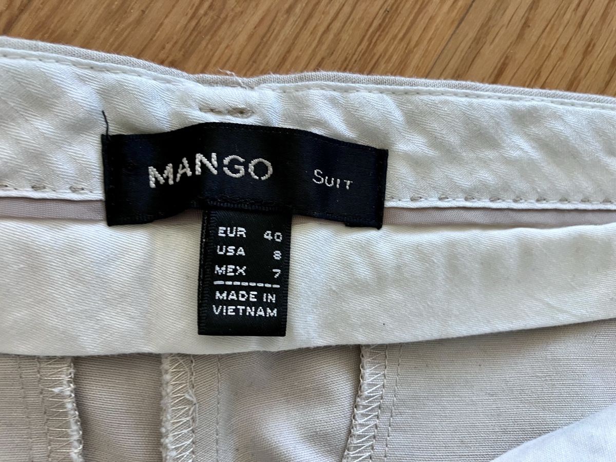 Mango Pantaloni: Mango Hose, hellbeige, Gr. 40, Top Zustand – Usato da Frauenfeld venduto da Guzi5 2