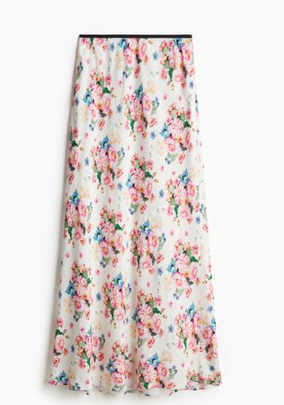 H&M Top mit Rock Blumenmuster, Gr M, neuwertig