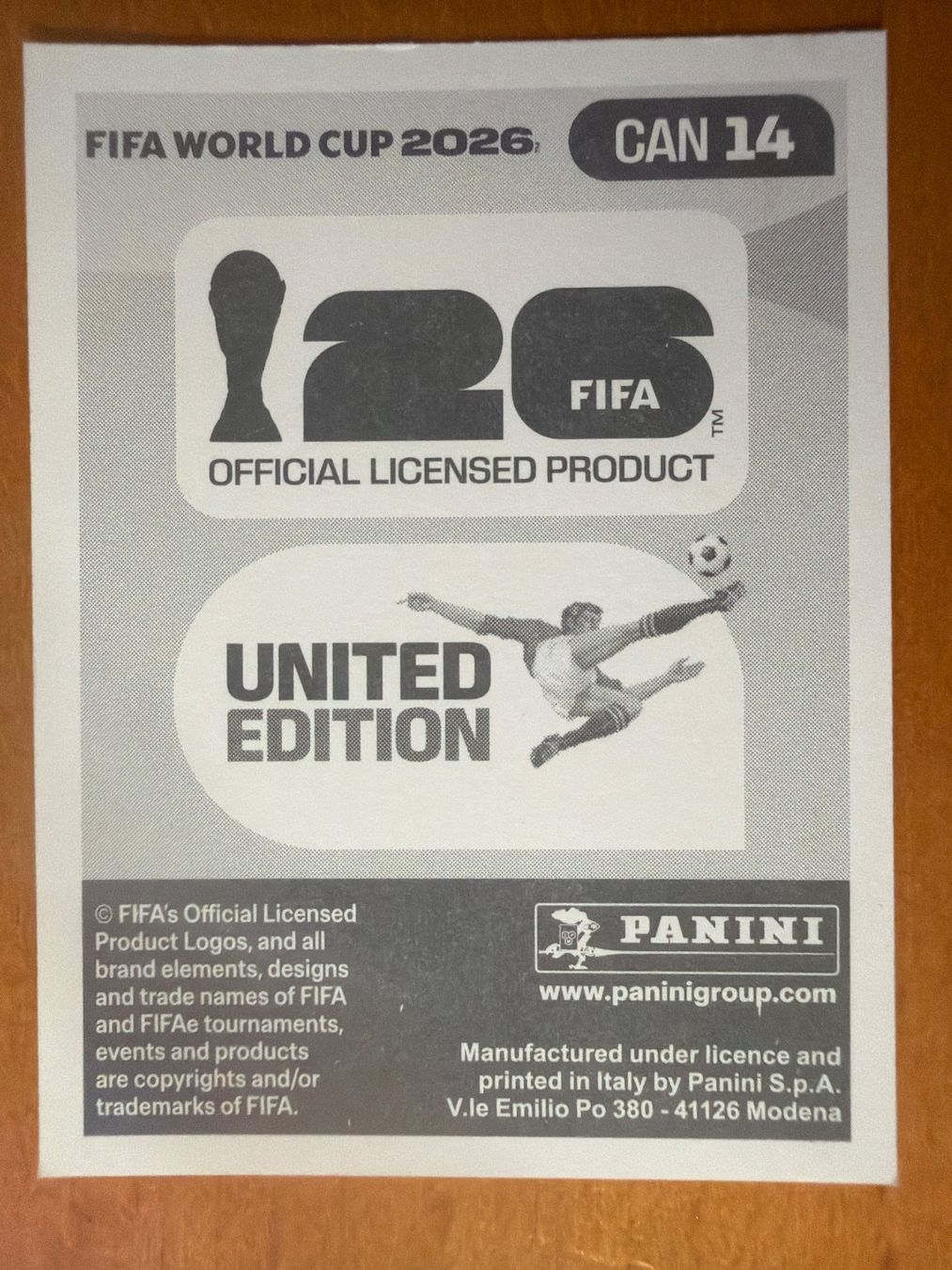 Panini Cartes à collectionner: Panini CAN14 – Neuf (Voir description) à Susten par Rechnun 1