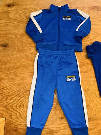 Converse Baby Jogginganzug, blau, Grösse 74/80, Top Zustand!
