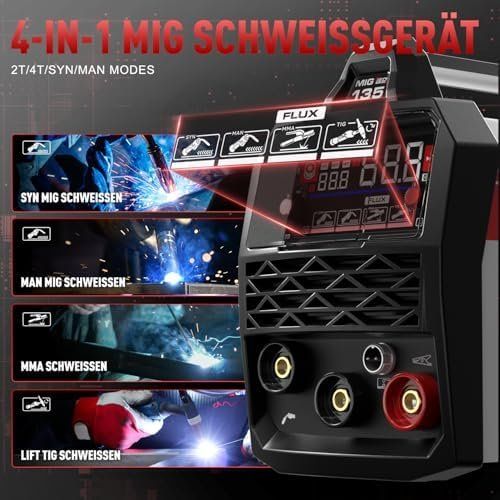 Saldatori: Kompakt Schweissgeraet 135A 4 in 1 Set – Nuovo e nell'imballaggio originale da Hundwil venduto da Stallone5 6