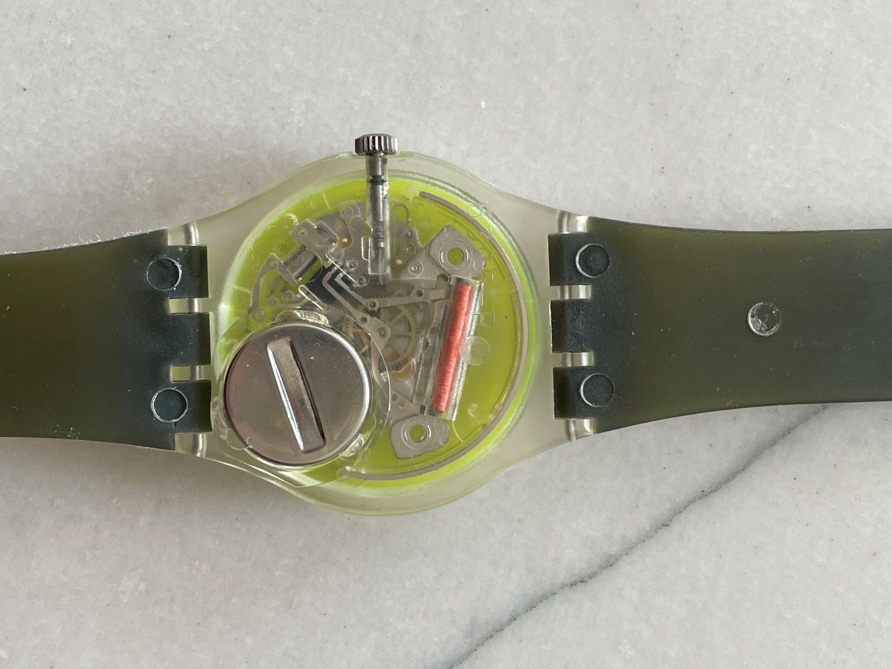 Swatch Gent „Techno Sphere“ (Modell-Referenz GK101) Jg 1985 (Neu ...
