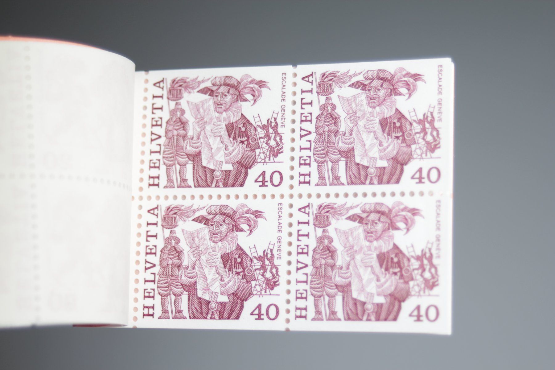 Tutti i francobolli: Komplettes Schweizer Briefmarkenheft Feste & Bräuche #32 – Usato da Basel venduto da IRMAundFRED 3
