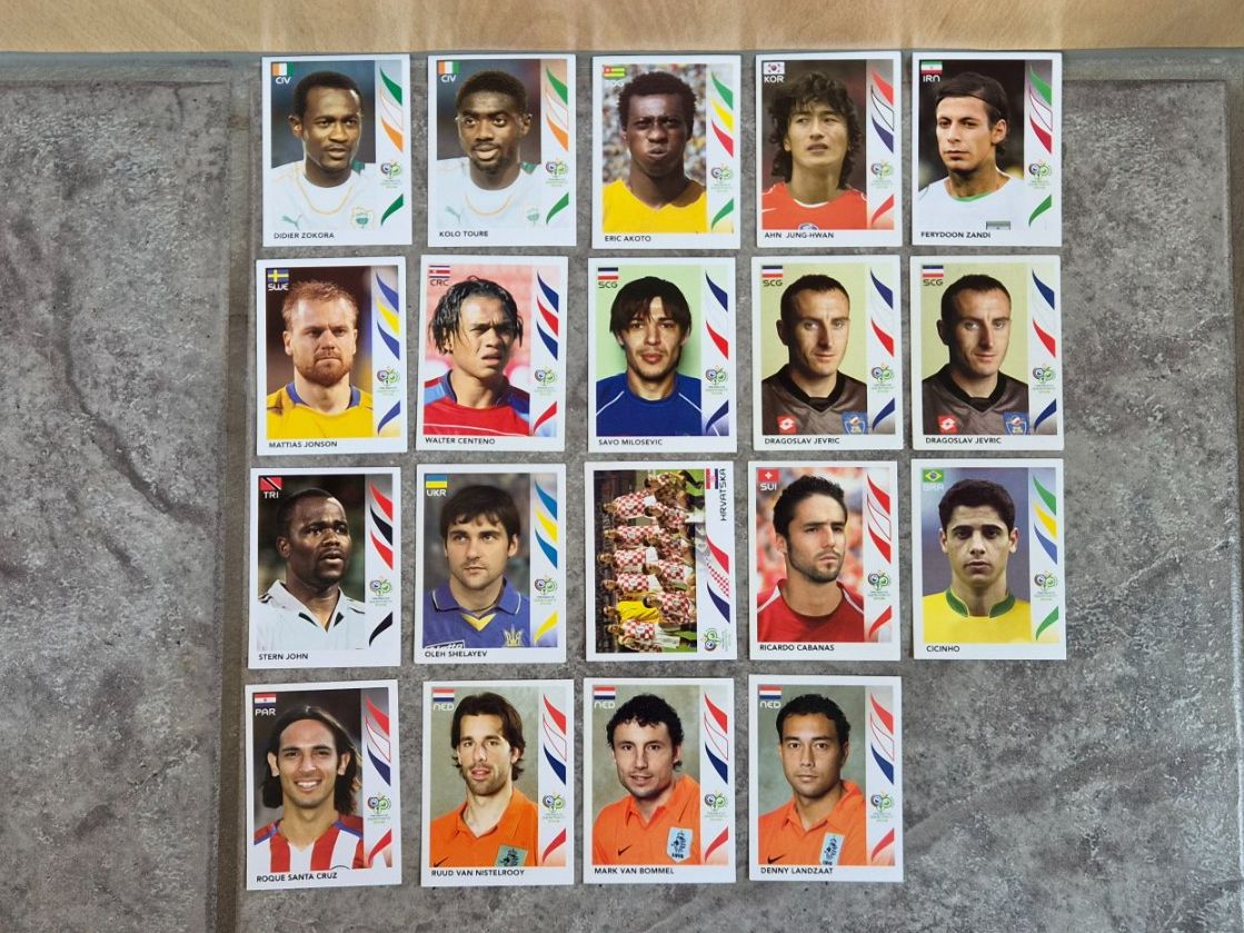 Panini Carte collezionabili: Diverse Panini Bilder WM 2006 Deutschland – Usato da Kreuzlingen venduto da LeslieBar