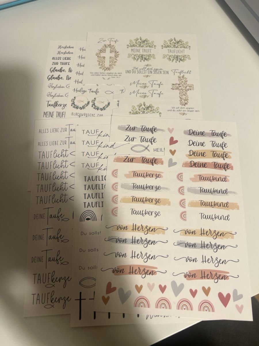 Toutes les décorations: Kerzentattoo Taufe – D'occasion à Kloten par tyrael93