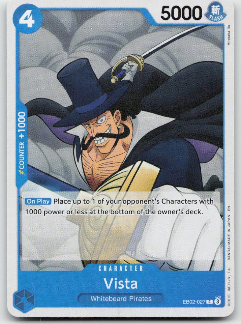 Bandai Sammelbilder & Trading cards: One Piece Vista EB02-027 C – Gebraucht aus Lugano von VlaseCard