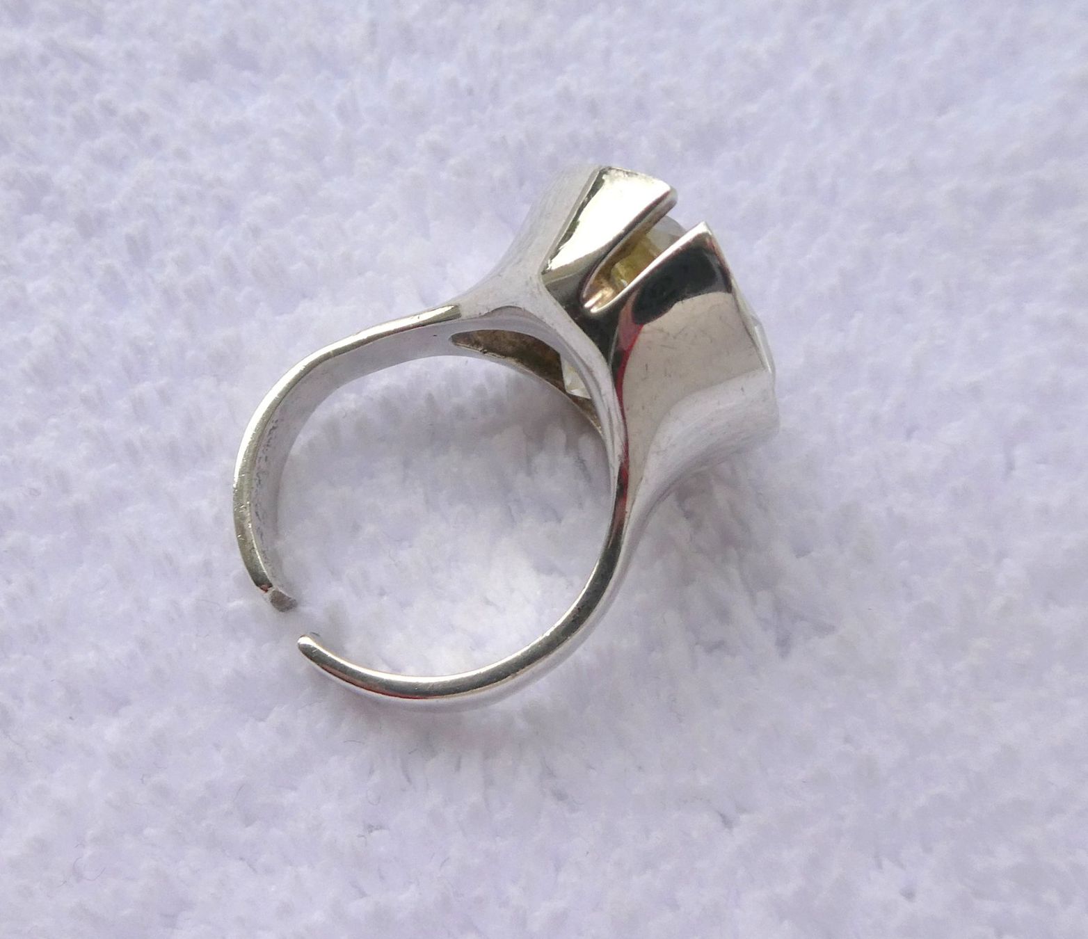 Anelli: Silberring Fingerring Ring 925er Kristall – Usato da Frauenfeld venduto da Astra13 5