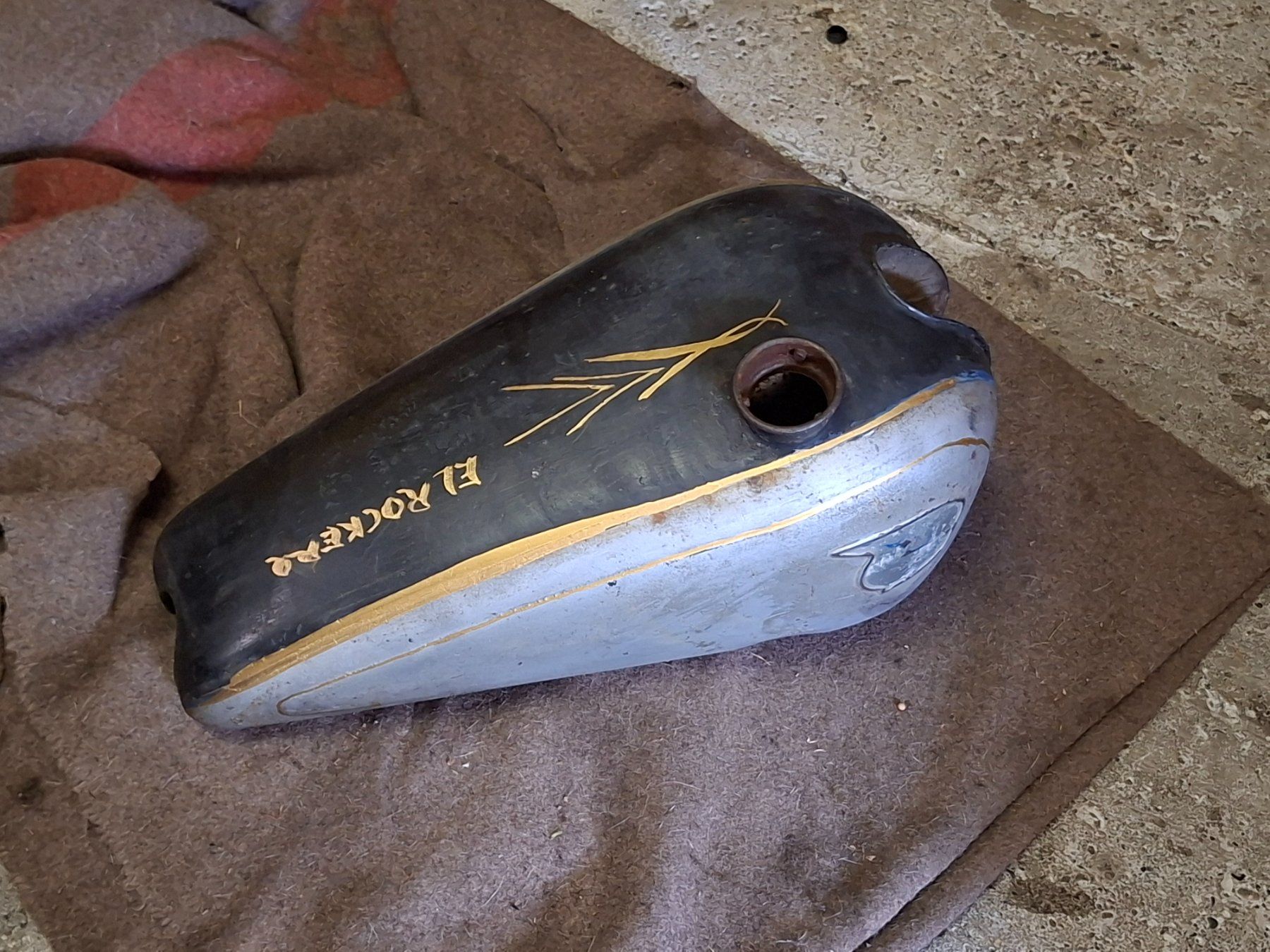 Autres accessoires p. véhicule: Tank NSU für Harley Custom – D'occasion à Haslen GL par elrockero 1