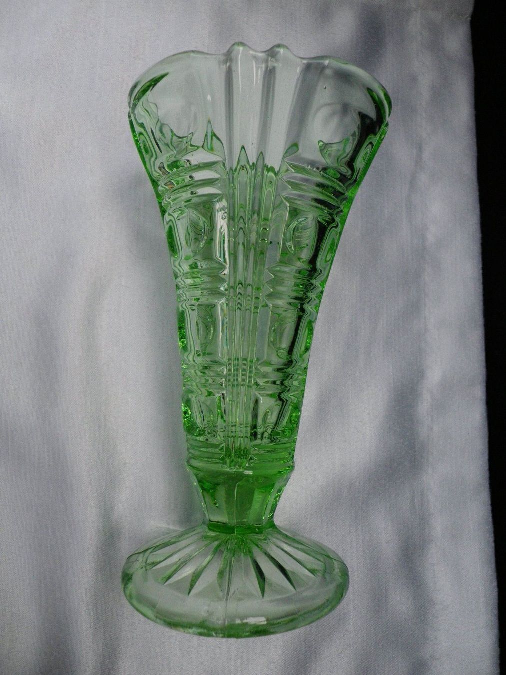 Vasi & Recipienti: Leuchtend grüne Glas Vase – Usato da Reinach BL venduto da Annodomini 4