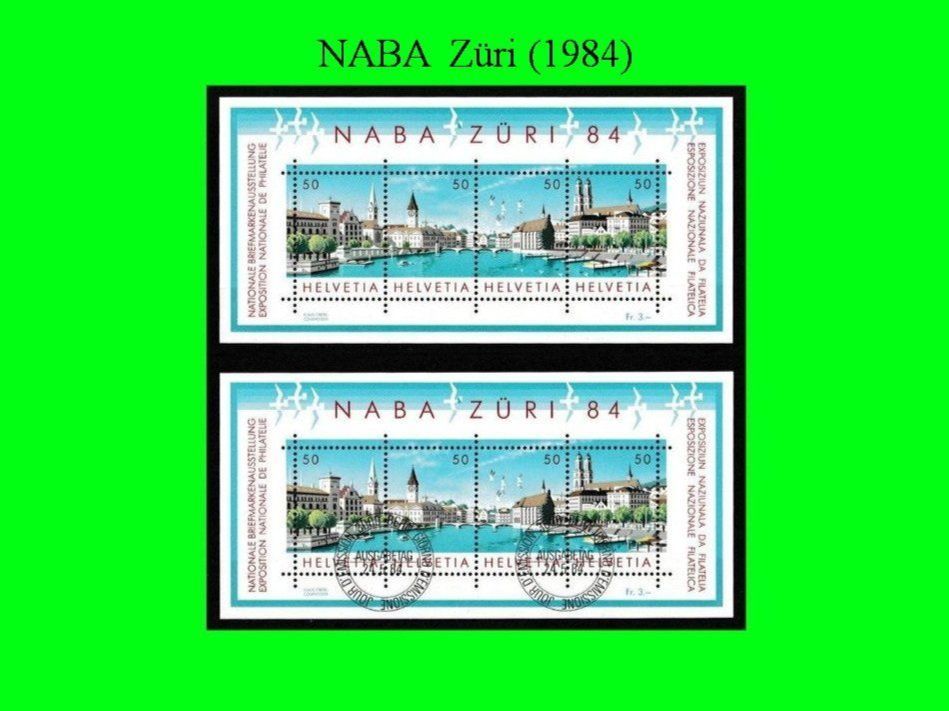 Tutti i francobolli: Bogen "NABA ZÜRI" (1984) – Nuovo (secondo la descrizione) da Dübendorf venduto da chiara48