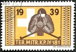 Soldatenmarke 2.WK, Ter Mitrailleur Kp IV/181, Wi Ter 375