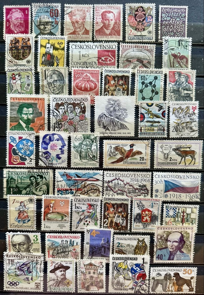 Alle Briefmarken: Tschechoslowakei  – Gebraucht aus Duebendorf von Fczfanrobi