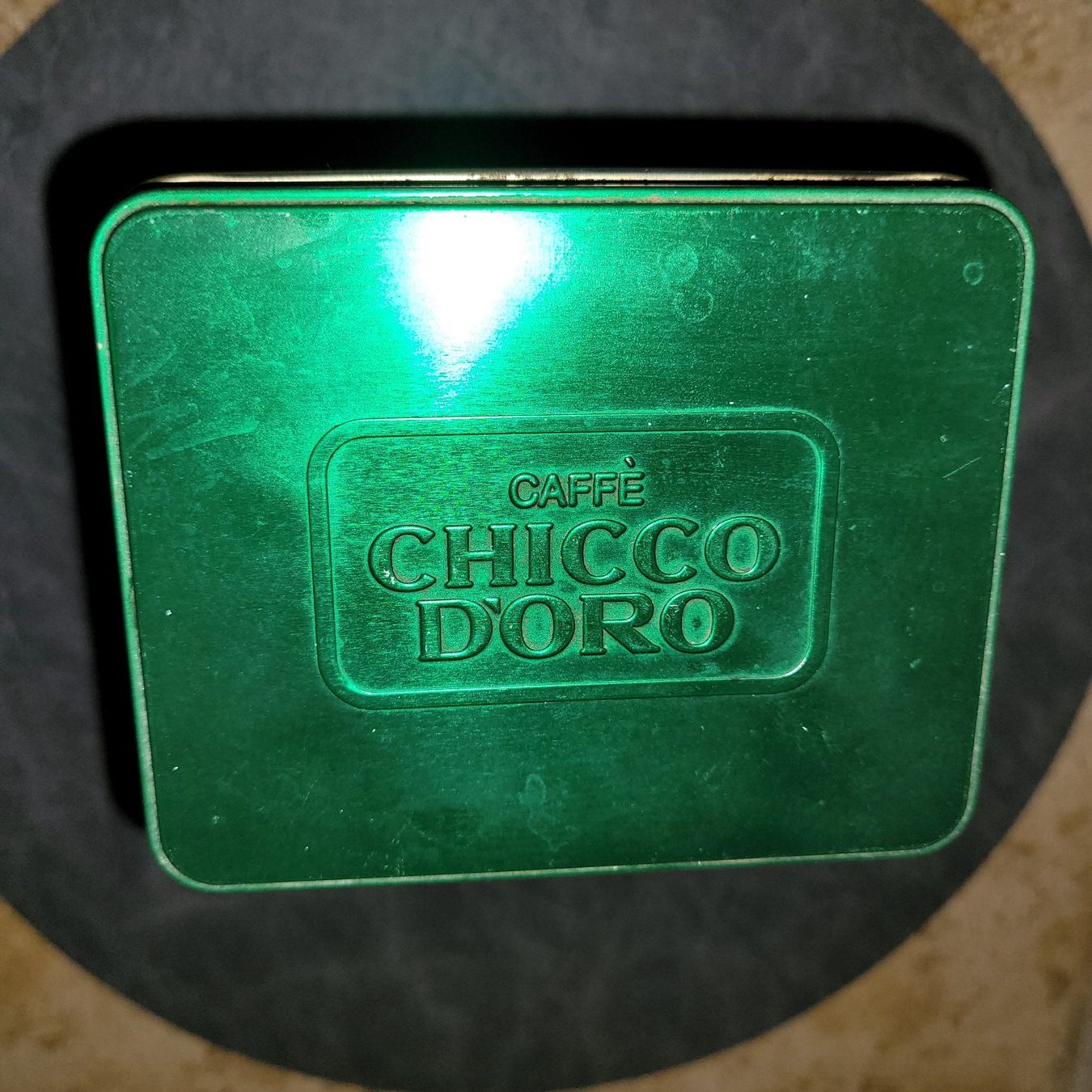 Barattoli: antike Blechdose Chicco d'Oro – Usato da Hondrich venduto da Ebro01 1