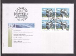 2012  FDC 4er  Sondermarke Stanserhorn