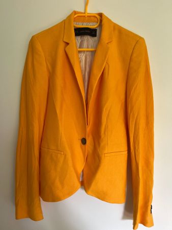 Zara Basic Blazer – Senfgelb / Gelb – Gr. M