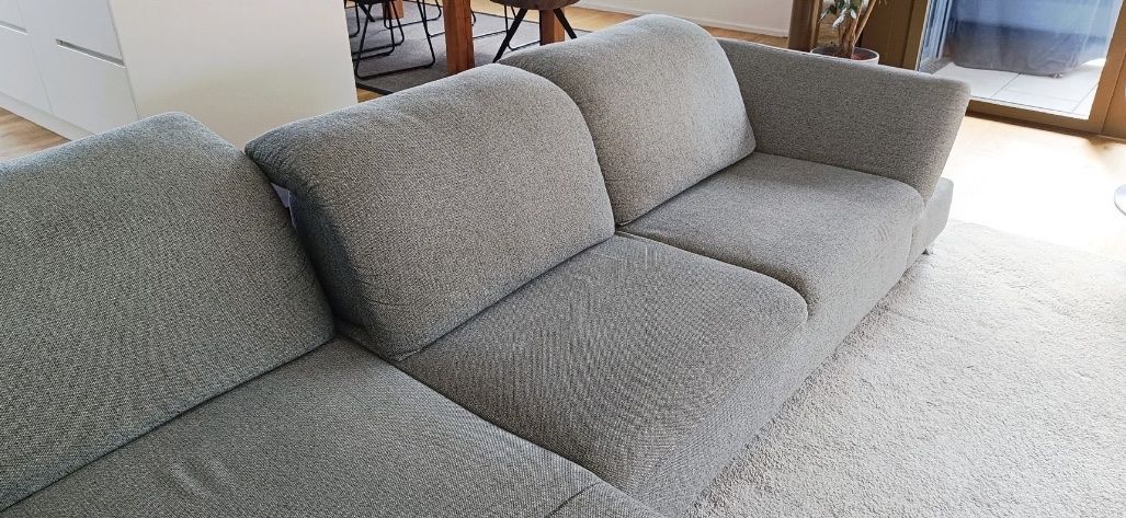 Divani: Ecksofa W.Schillig Stoff Grau mit Schlaffunktion – Usato da Hofstetten ZH venduto da Pinopistola 1