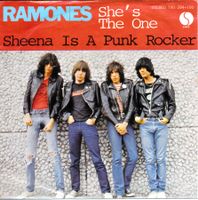 RAMONES - SHE'S THE ONE / SHEENA IS A..(7'' Vinyl Single VG)