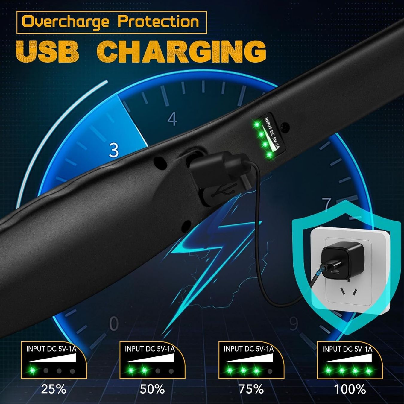 Lampade: 3 Stück Magnetische COB LED-Arbeitsleuchte – Nuovo e nell'imballaggio originale da Geneve venduto da Titi2008 2