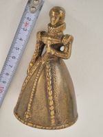 Tischglocke Antik Messing Glocke Renaissance Dame Figur