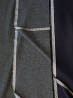 Vitale Barberis Merino mit 10% Kaschmir 2.0x1.50m stein grau