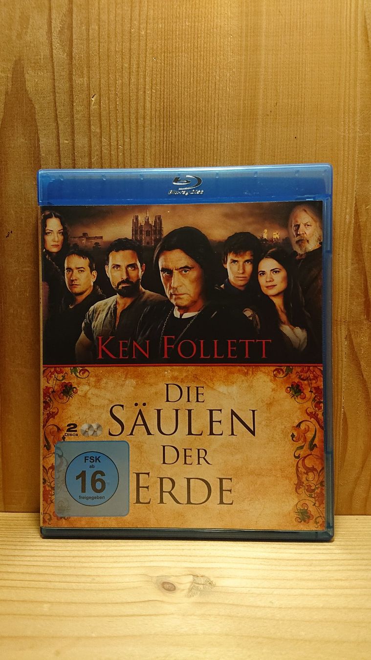 Alle DVDs: DIE SÄULEN DER ERDE Blu-Ray Ken Follett – Gebraucht aus Wilderswil von Exebub