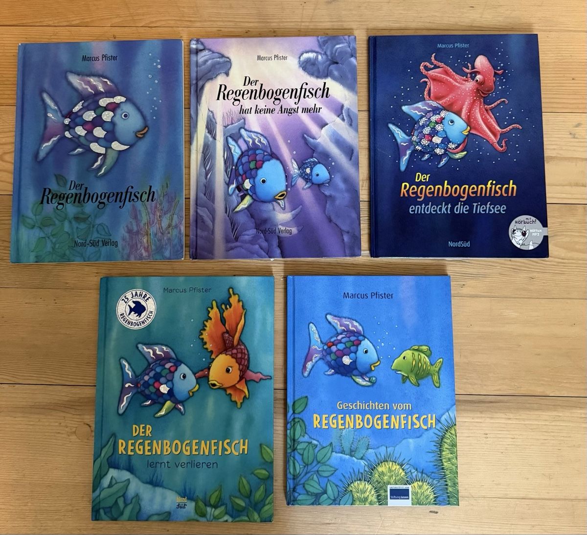 Libri: Marcus Pfister Regenbogenfisch Sammlung, 5Buecher – Usato da Pratteln venduto da GinaLisa13