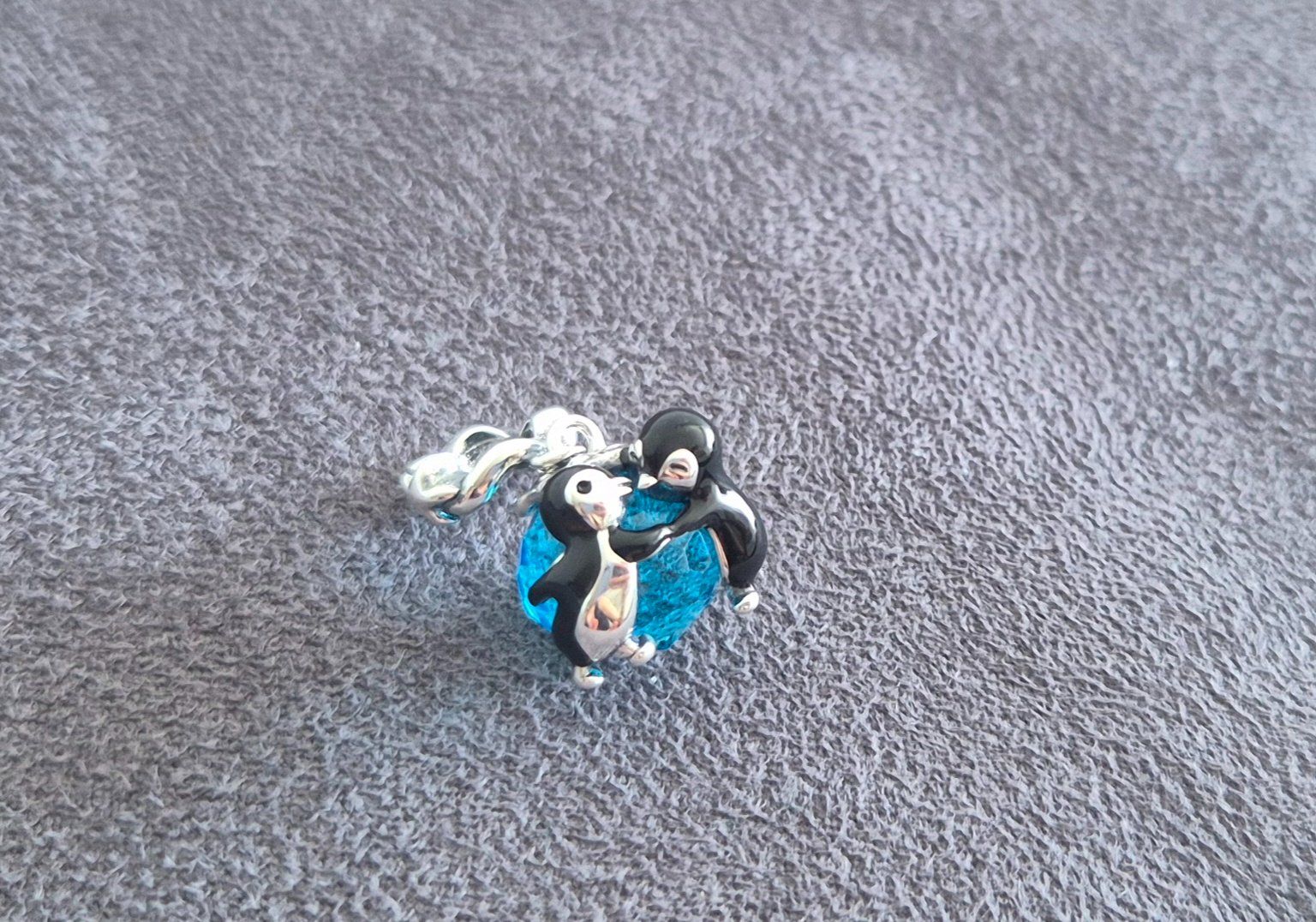 Ciondoli: Silber Charm Pinguine +Garantie – Nuovo (secondo la descrizione) da Rotkreuz venduto da Carbone_Bijou-Shop 1