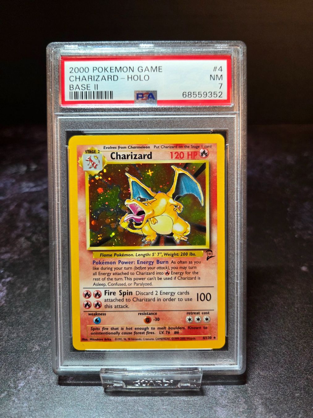 Pokémon Carte collezionabili: POKEMON CHARIZARD HOLO 2000 PSA 7 BASE 2 – Usato da Lauerz venduto da gp9_zt9k 6