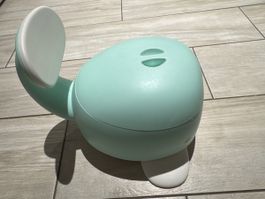 Kinder Töpfchen Wal Design türkis weiss guter Zustand