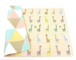 Spielmatte 185x125cm Giraffe in Love