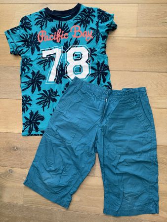 Sommeroutfit Shirt Shorts Gr. 164