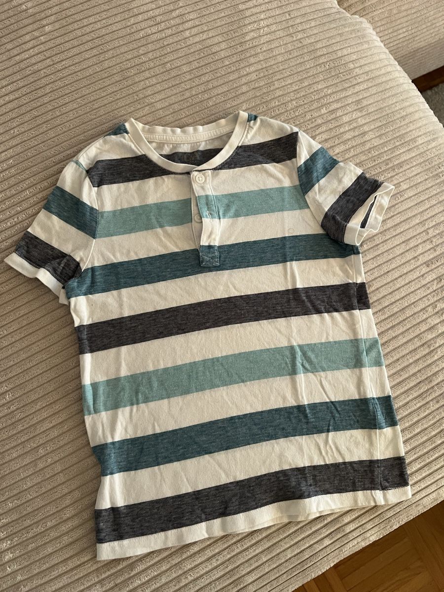 C&A Camicie, T-shirt & Polo: T-SHIRT GESTREIFT GR 116/122 – Usato da Basel venduto da theo-g77 3