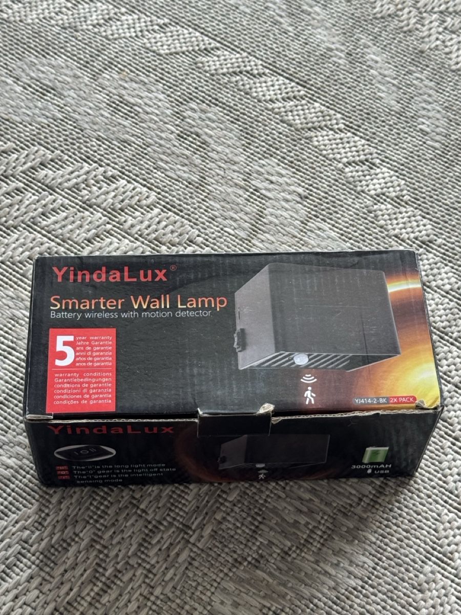 Lampade: YindaLux Smarter Wall Lamp - 2er Pack - Neuware – Nuovo e nell'imballaggio originale da Häfelfingen venduto da Lukhelfinger