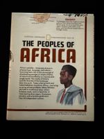 National Geographic Ethnologische Karte Afrika, Top! 1971