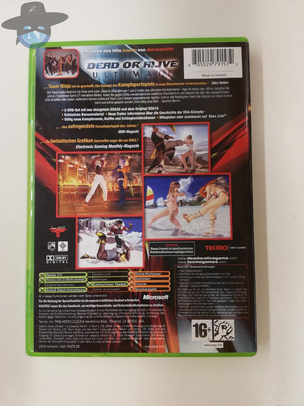 Microsoft Giochi: Dead or Alive Ultimate / Xbox OG Classic – Usato da St. Gallen venduto da zorro_dc 1