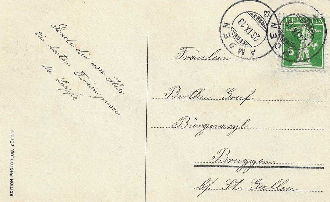 Cartes postales: AK AMDEN 1913 – D'occasion à Schlossrued par Aronliam 1