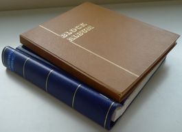 1949-1977, Sammlung LIECHTENSTEIN in 2 Alben ** +gestempelt.