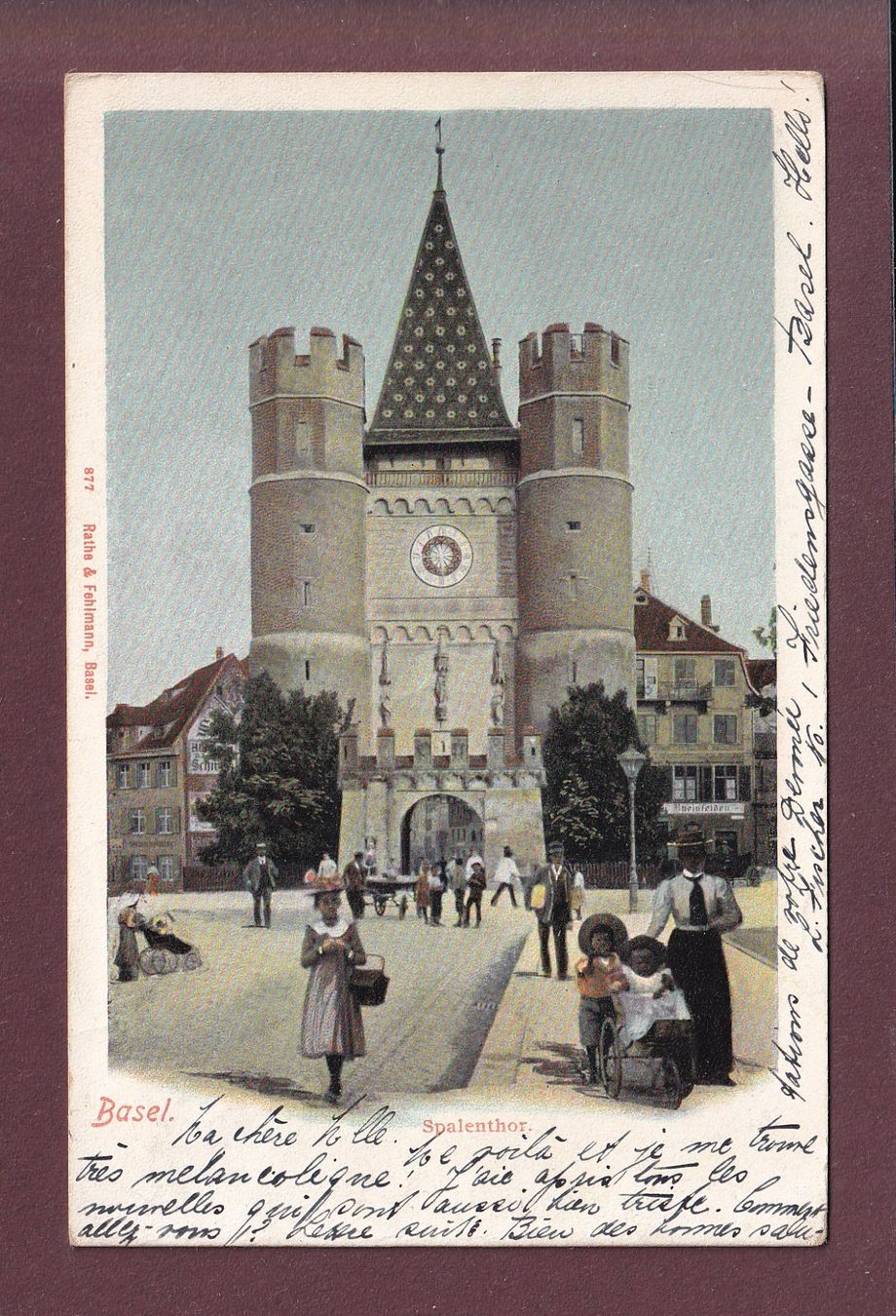 Cartes postales: BASEL - Spalentor - Leute - 1903 – D'occasion à Pully par nicecards