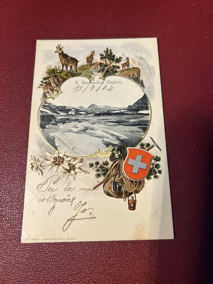 Cartes postales: San Bernardino Ospizio 1904 – D'occasion à Breganzona par Milesbo