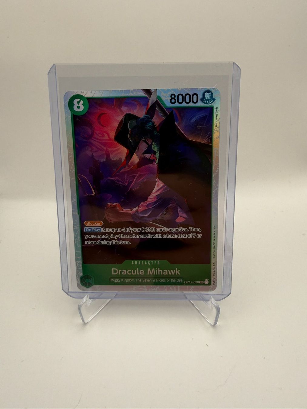 Bandai Sammelbilder & Trading cards: Dracule Mihawk-OP12-030-NM-EN – Neu (gemäss Beschreibung) aus Lutzenberg von Grand-Collectibles